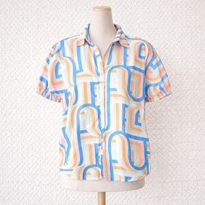 Michelle McDowell Catch A Wave Goldie Top | Blue Goldie | NWT | Medium